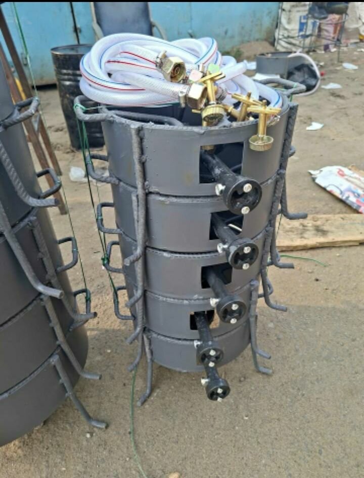 Chaudière à charbon industrielle en métal