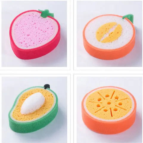 Éponge en forme de fruits