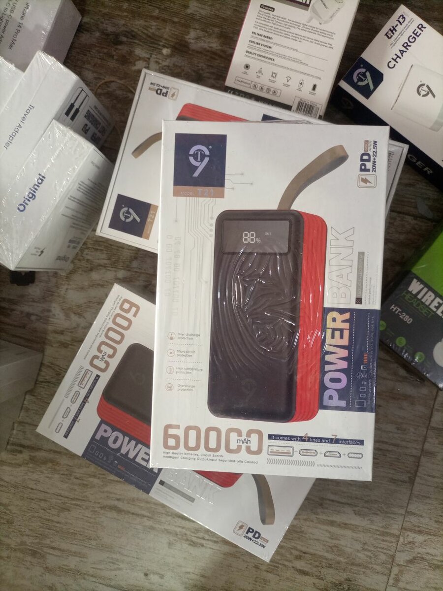 T9 Original Power bank 60,000mah