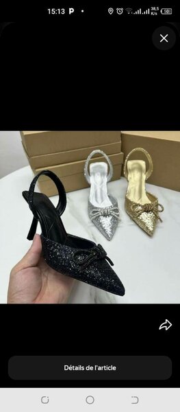 Sandales à talons aiguilles pailletées