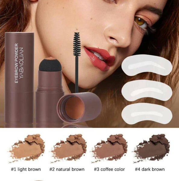 Tampon a sourcils et masque