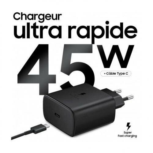 CHARGEUR SAMSUNG TYPE C 45W