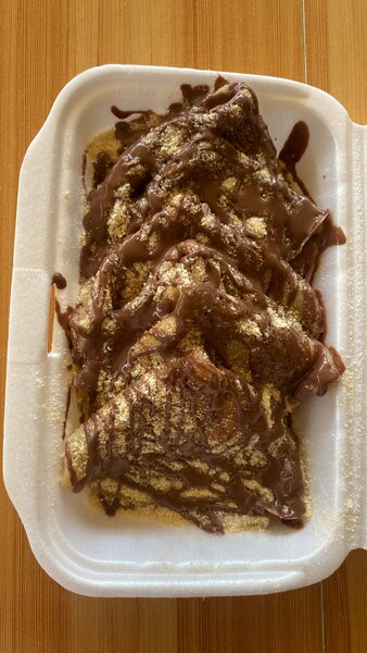 Crêpes au chocolat tentantes