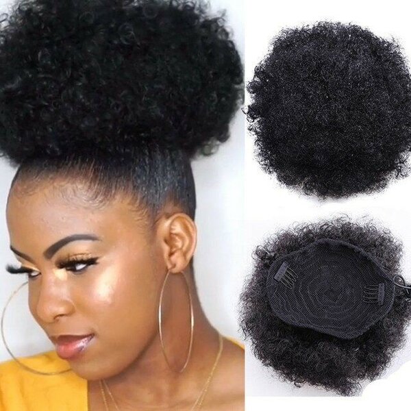Chignon Bouclé Afro