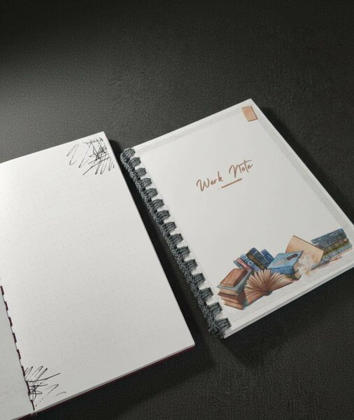 Carnet de Notes au crochet