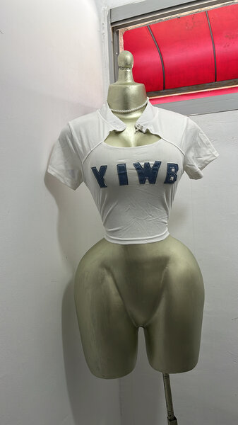 Crop top court pour femmes