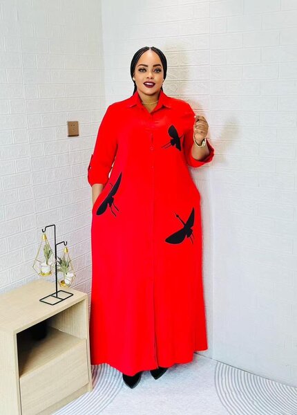 Robe maxi élégante grande taille