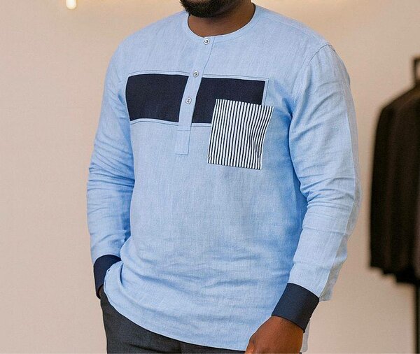 Chemise pour homme à motifs élégants