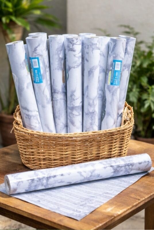 Film adhésif effet marbre