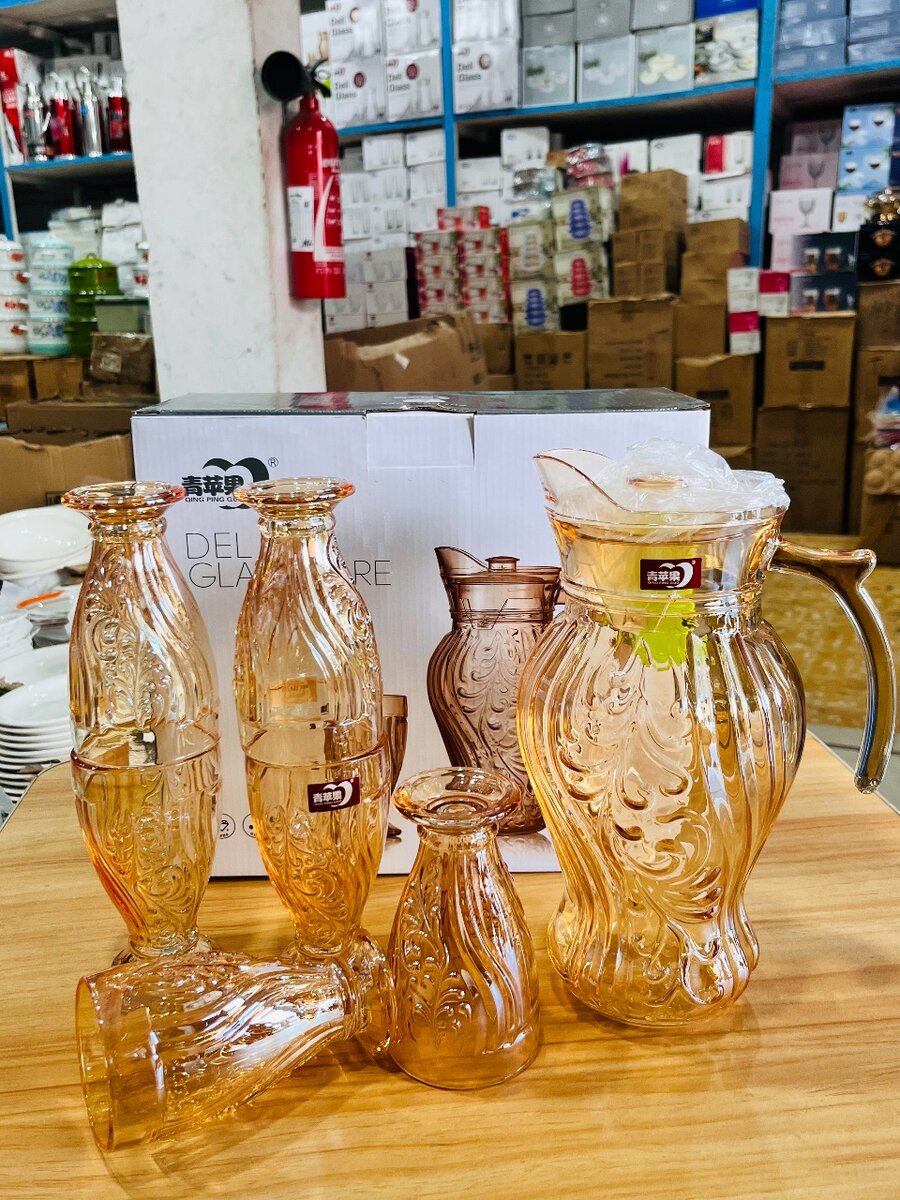 Ensemble de Carafes en Verre