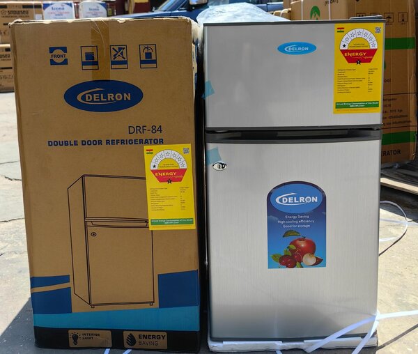 Table top double door frigde