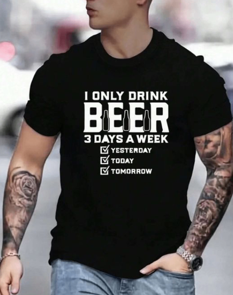 T-shirt imprimé décontracté