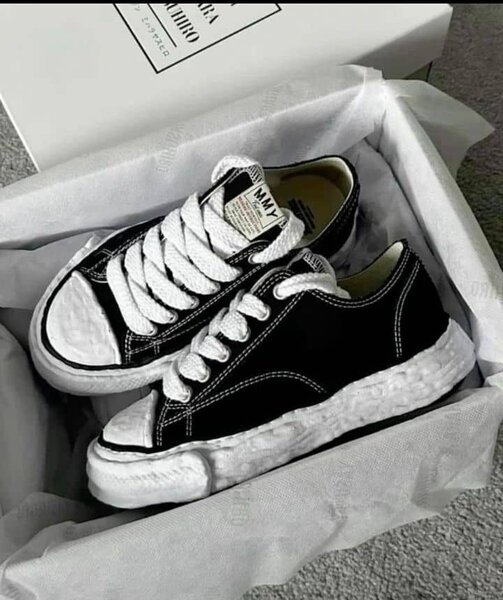 Sneakers confort noir et blanc