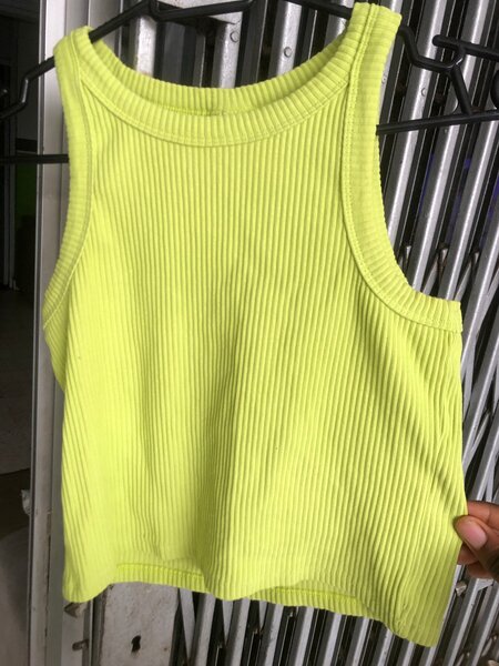 Débardeur Jaune Fluo Femme
