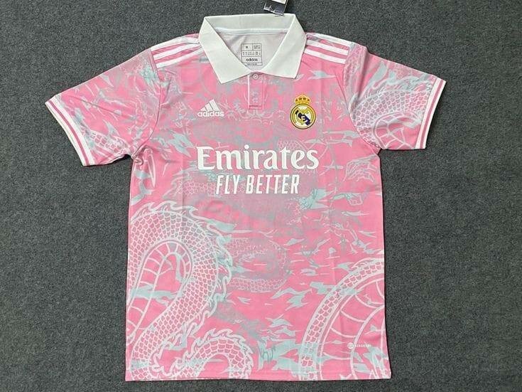 Maillot de Real Madrid Rose et Noir