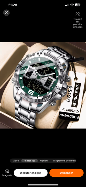 Montre POEDAGAR HIGH