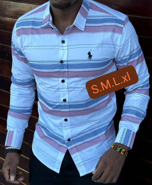 Chemise blanc rouge bleu