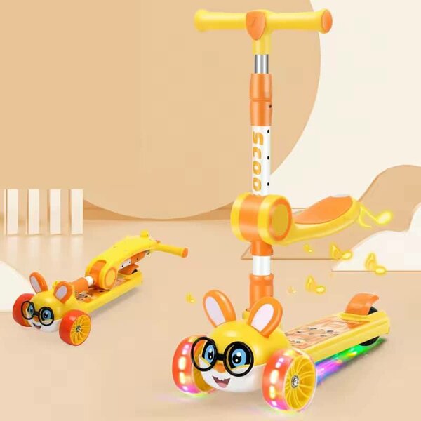 Trottinette LED Enfant Lapin