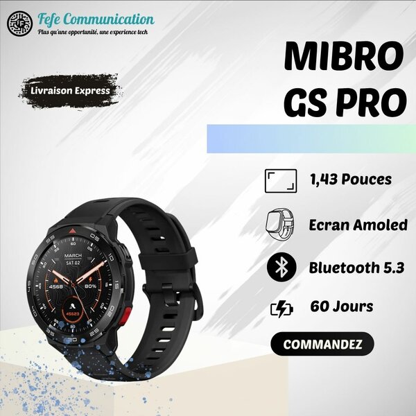 Montre Connectée Mibro GS Pro