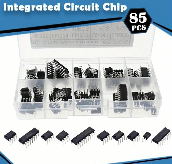 Kit de Circuits Intégrés 85 Pièces