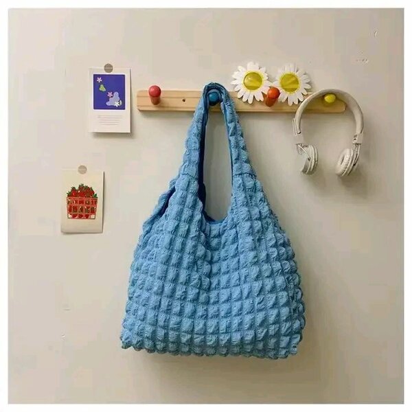 Sac fourre-tout en tissu à pois