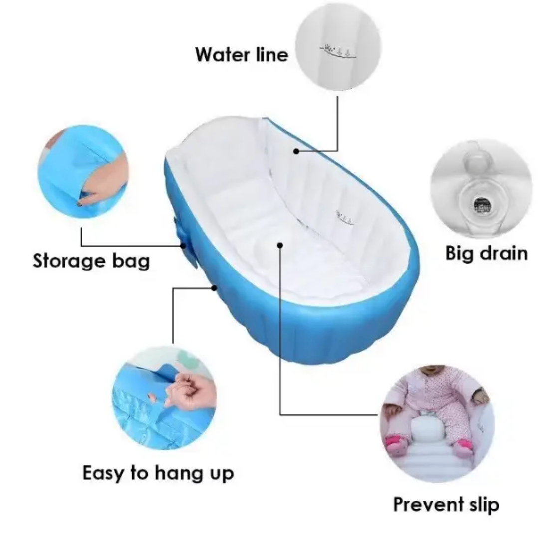 Baignoire gonflable pour enfants 0 . 5 ans