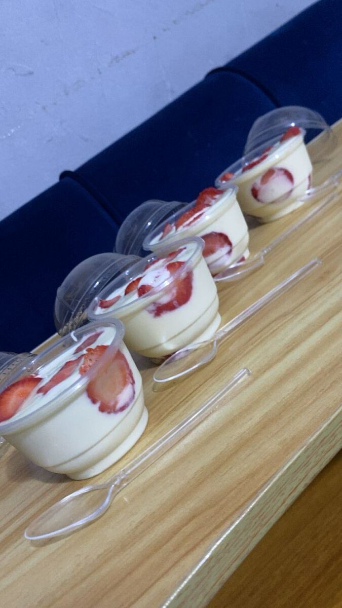 Desserts crémeux individuels