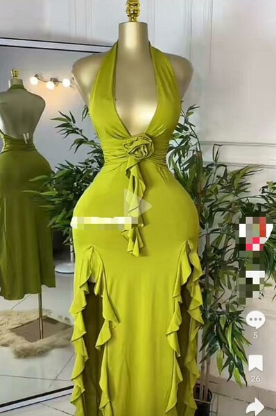 Robe longue dos-nu élégante