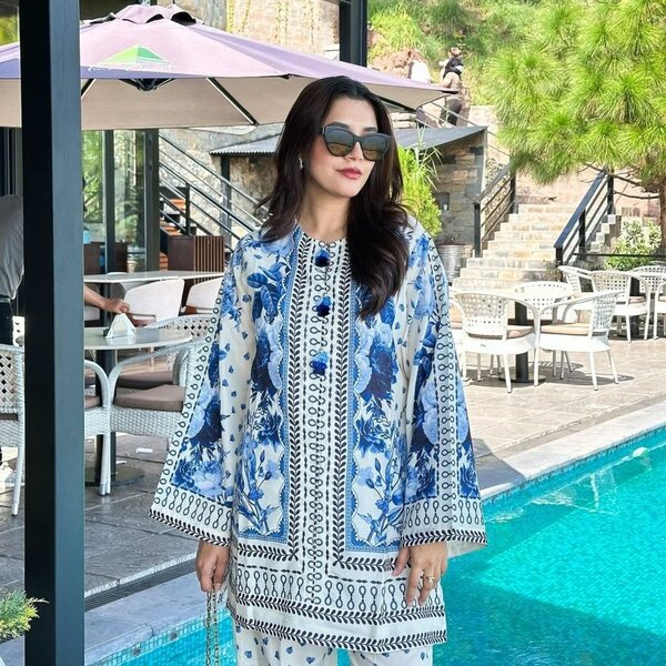 PLAZO DIGITAL PRINTED 2Pc