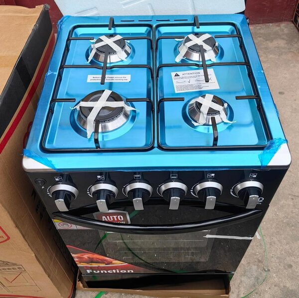 Electric and gas 4 burner stove