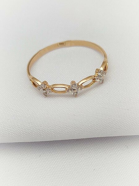 Кольцо в красном золоте 585 проба