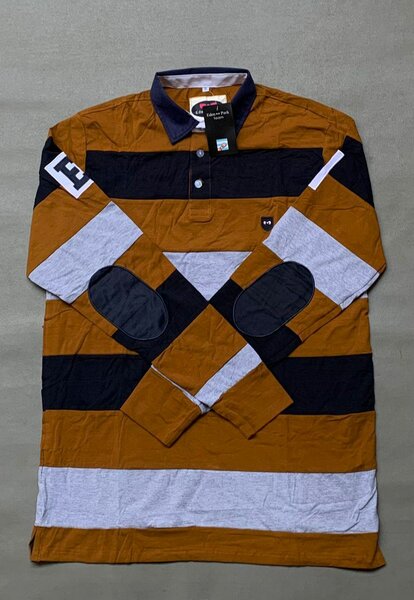 Polo rayé rugby homme