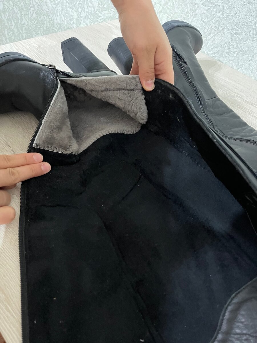 Зимние сапоги на каблуках