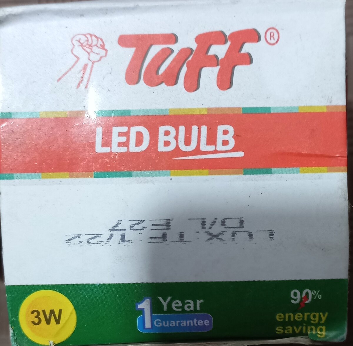 Tuff led bulb 3w
