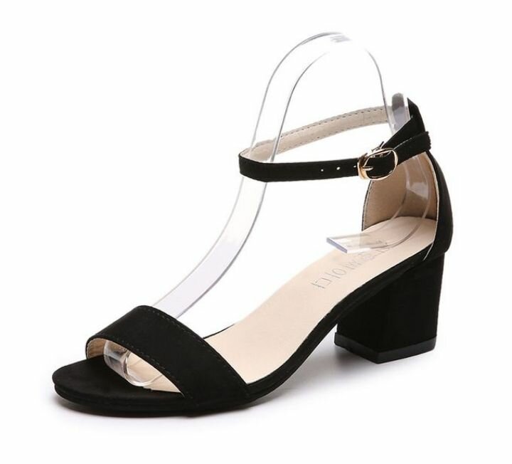 Ladies Short heels black
