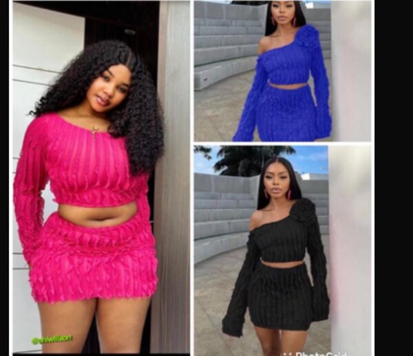 Ensemble deux pièces tendance