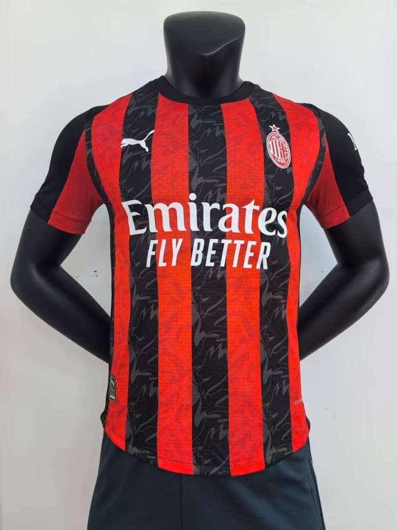 Maillot de Football Rouge et Noir