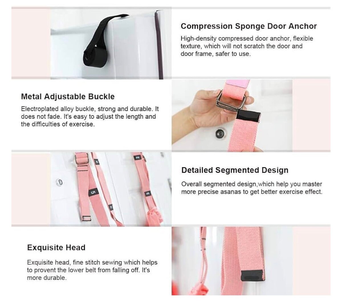 Sangle de yoga porte ajustable