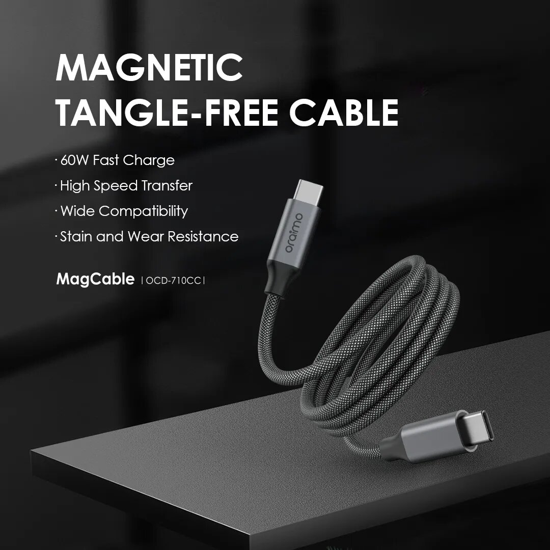 Câble USB-C Magnétique 60W Oraimo