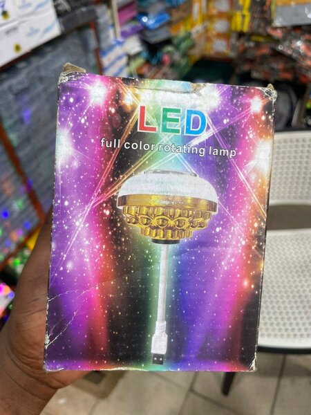 Lampe LED Rotative Multicolore