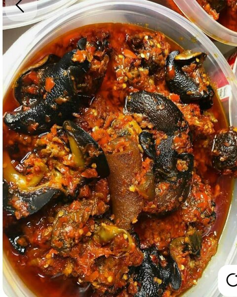 Escargots sautés africains