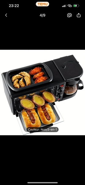 Machine à petit-déjeuner 3-en-1