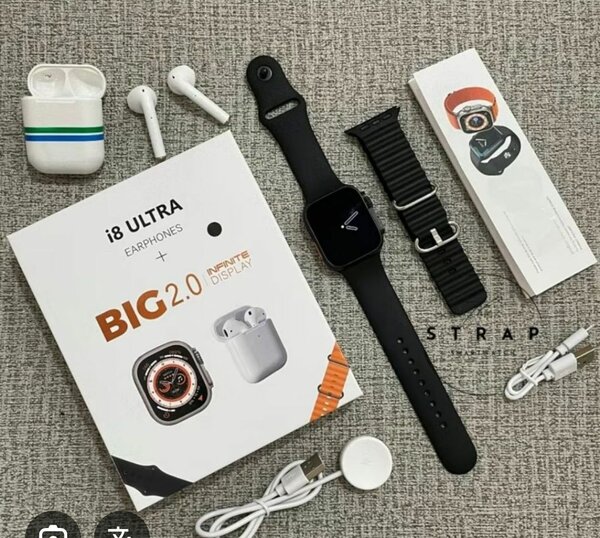 Montre i8 Ultra avec Écouteurs