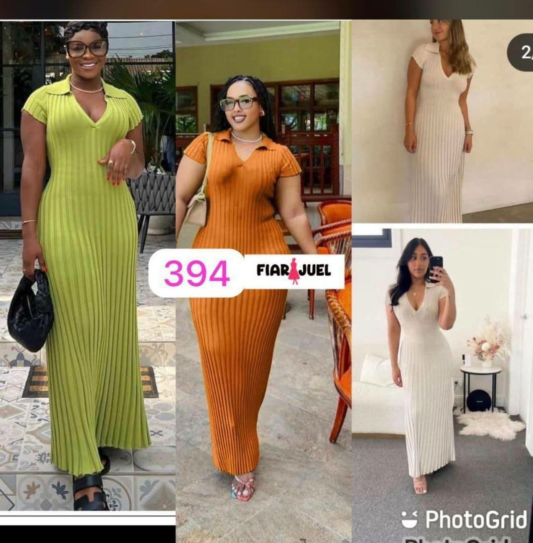 Robe longue élégante moulante