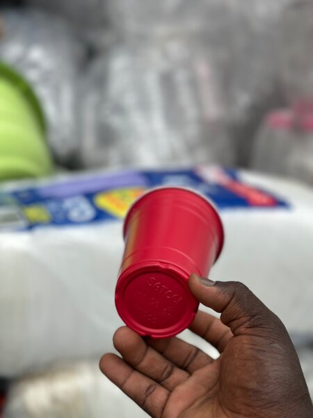 Gobelet jetable rouges 500ml