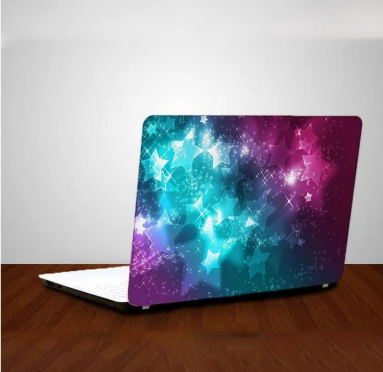Stars Laptop Back Skin-Laptop Skin Vinyl Sticker Decal, 13 13.3 14.6 15 15.4 15.6 inch Laptop Skin Sticker Cover For All Laptops
