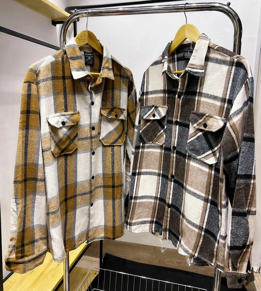 Flannel shirts