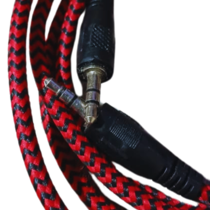 Câble audio jack 3.5mm tressé