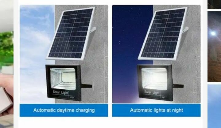 Projecteur solaire 200w