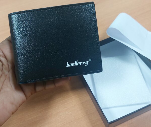 Bourse classique pour hommes noir